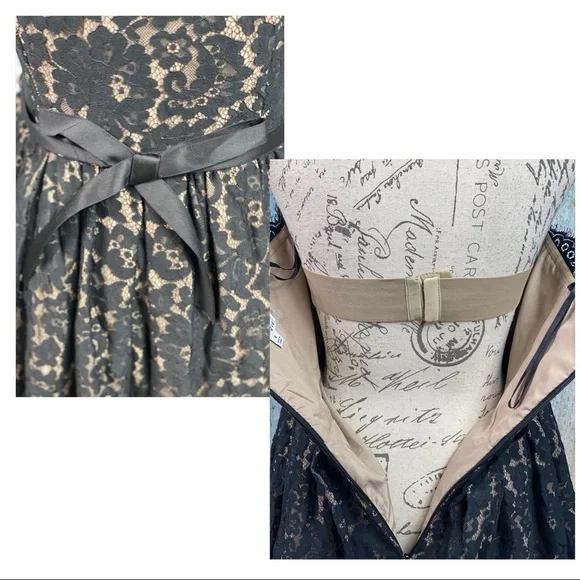 ROBERT RODRIGUEZ Target EUC Black Lace Cocktail Dress - Picture 7 of 16